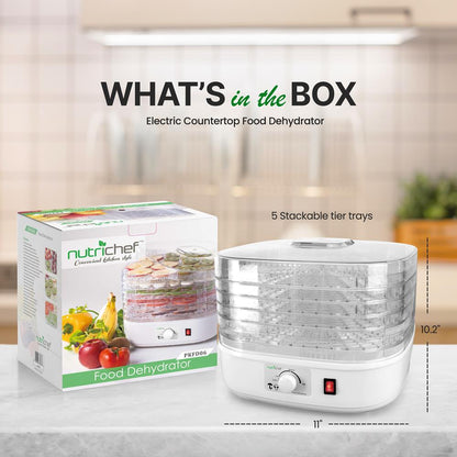 Déshydrateur alimentaire de comptoir électrique, conservateur d'aliments 