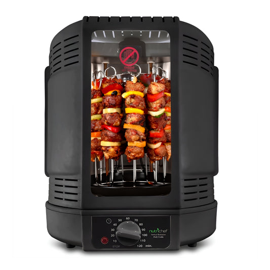 Vertical Rotisserie Oven Black