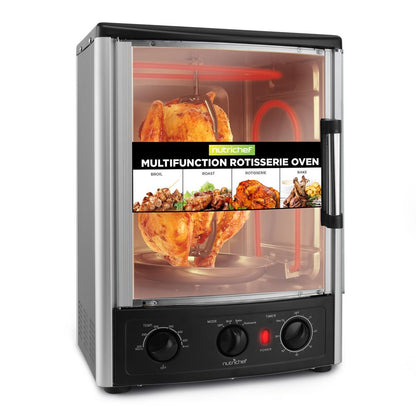 Multi-Function Vertical Oven - Countertop Rotisserie Oven With Bake & Roast Cooking