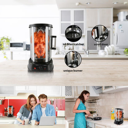 VERTICAL ROTISSERIE - AZPKRTVG34