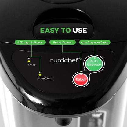 5 Liter Electric Water Boiler & Warmer - Digital Hot Pot Water Kettle, With 5 Temperature Settings And Safety Lock