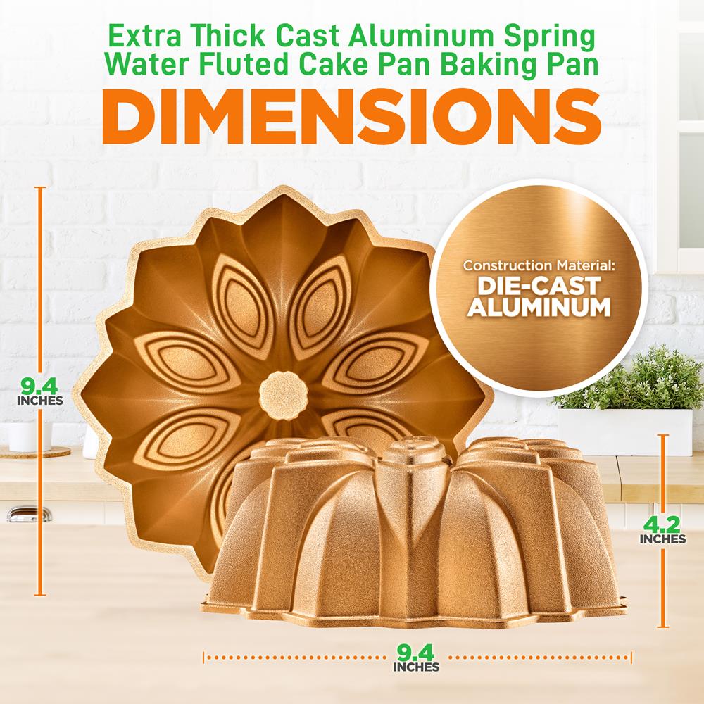 bloom fluted cake pan