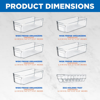 clear organizer bins