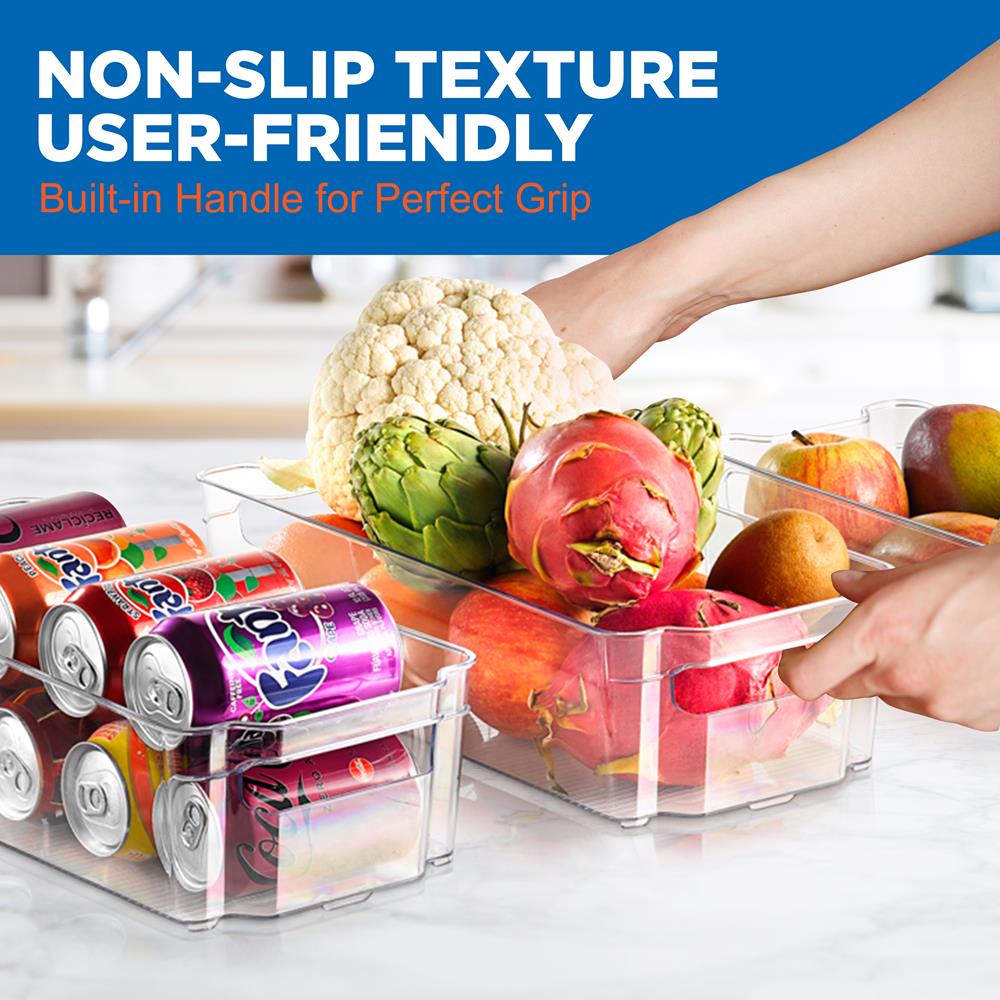 clear organizer bins