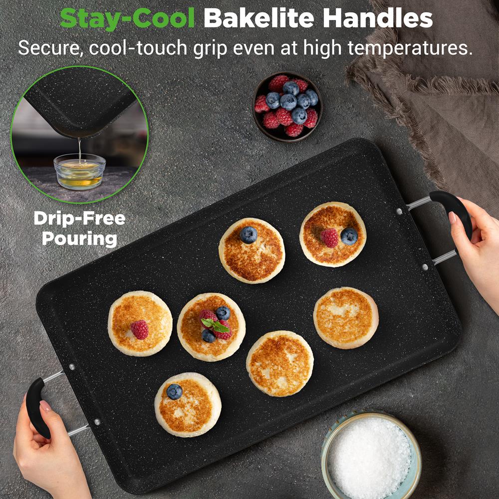 double burner griddle