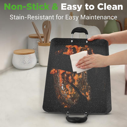 double burner griddle