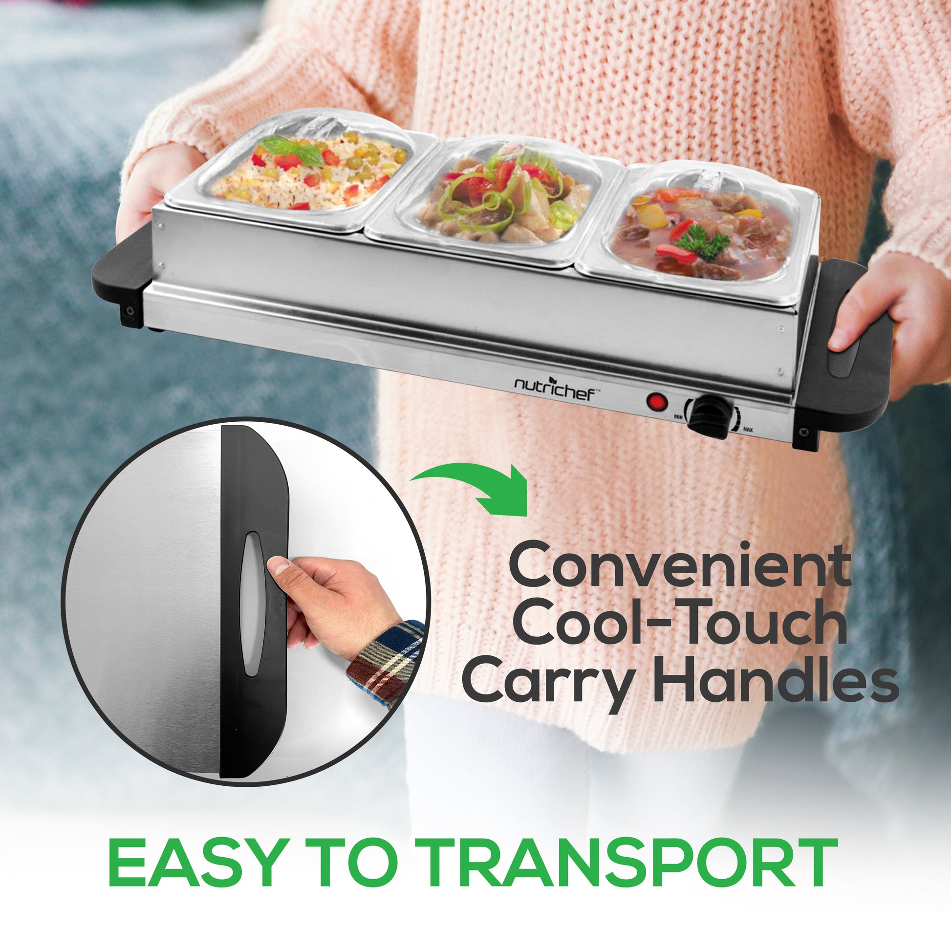 electric food warming tray