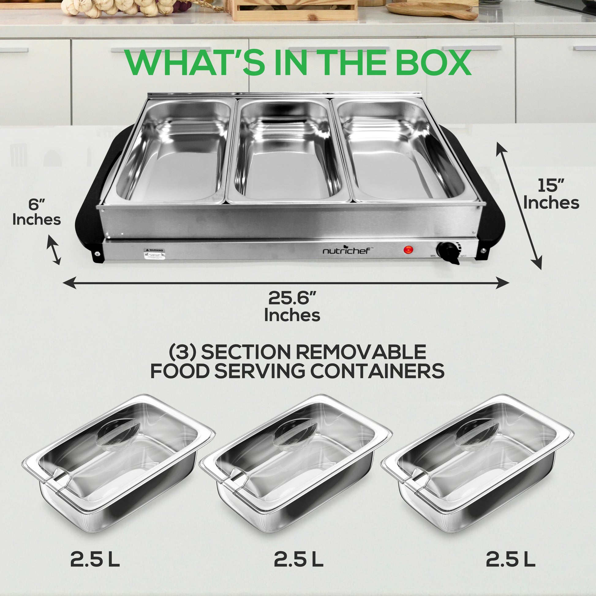 electric food warming tray