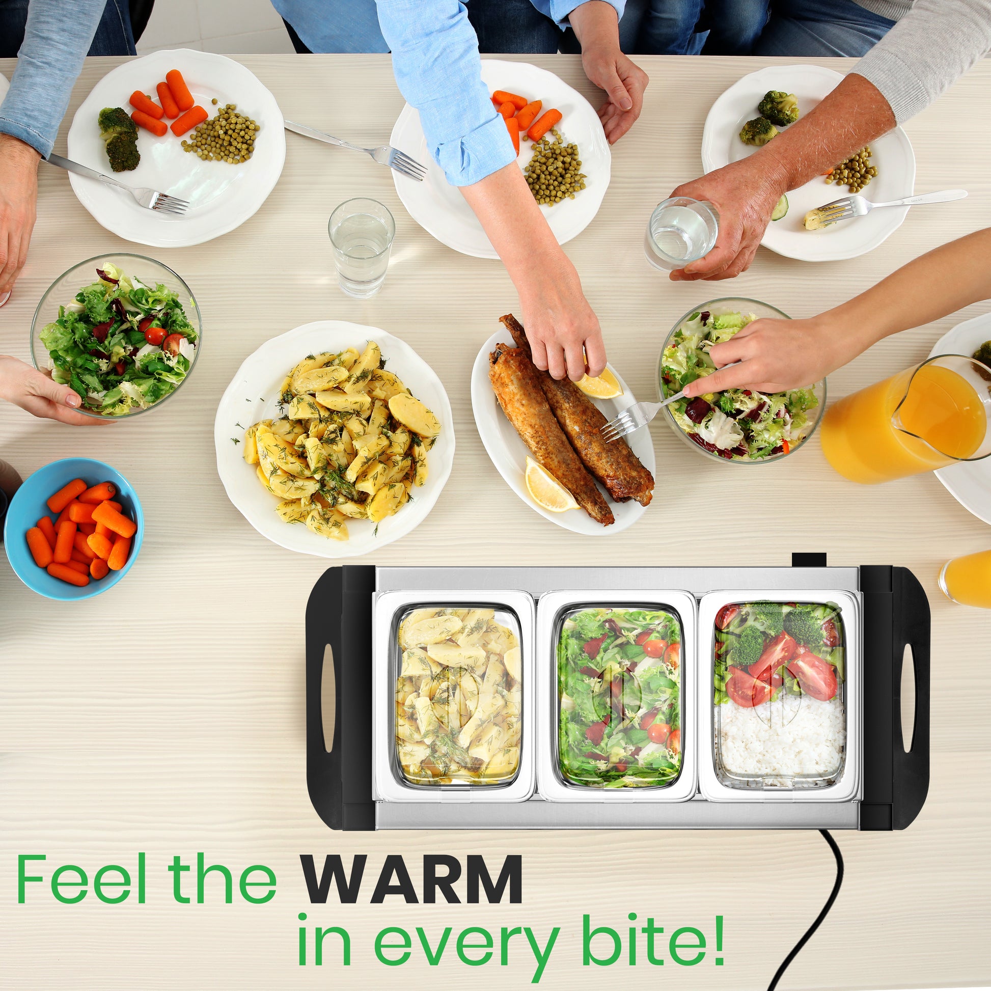 electric food warming tray