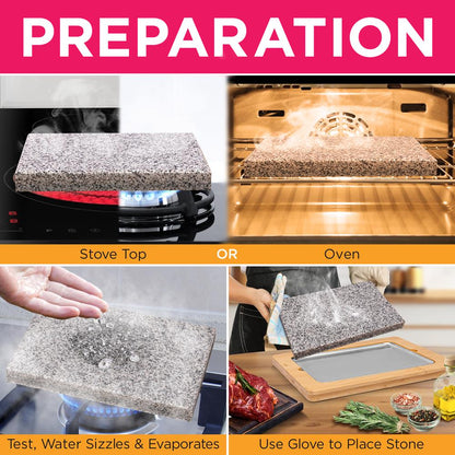 granite cooking stone platter
