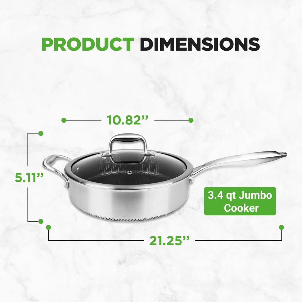 jumbo cooker stainless steel