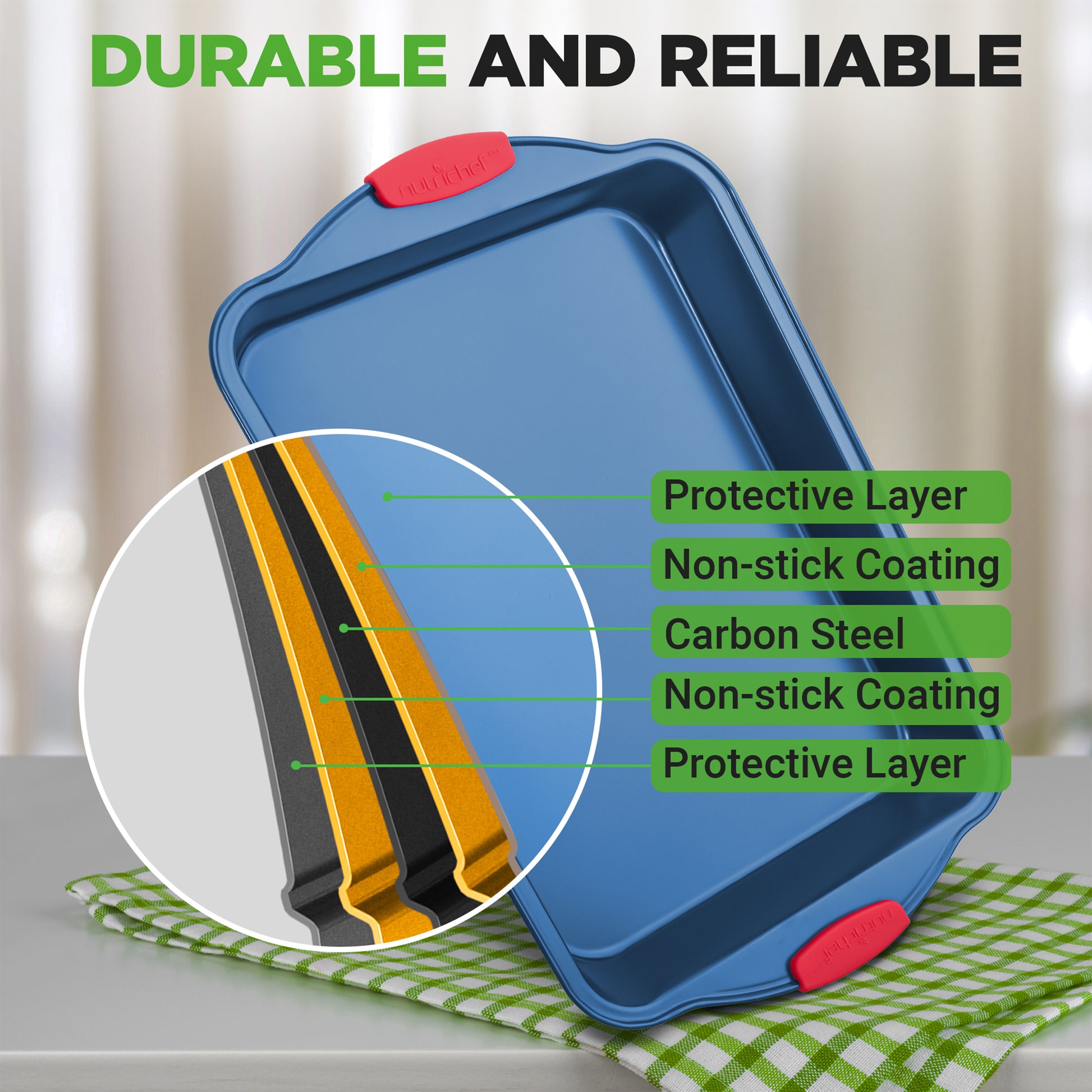 nonstick bakeware pan set