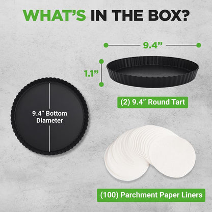 nonstick tart pans