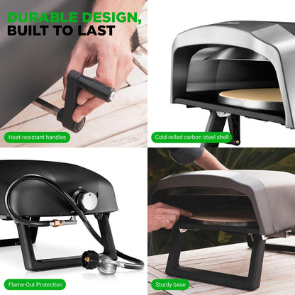 portable gas pizza oven