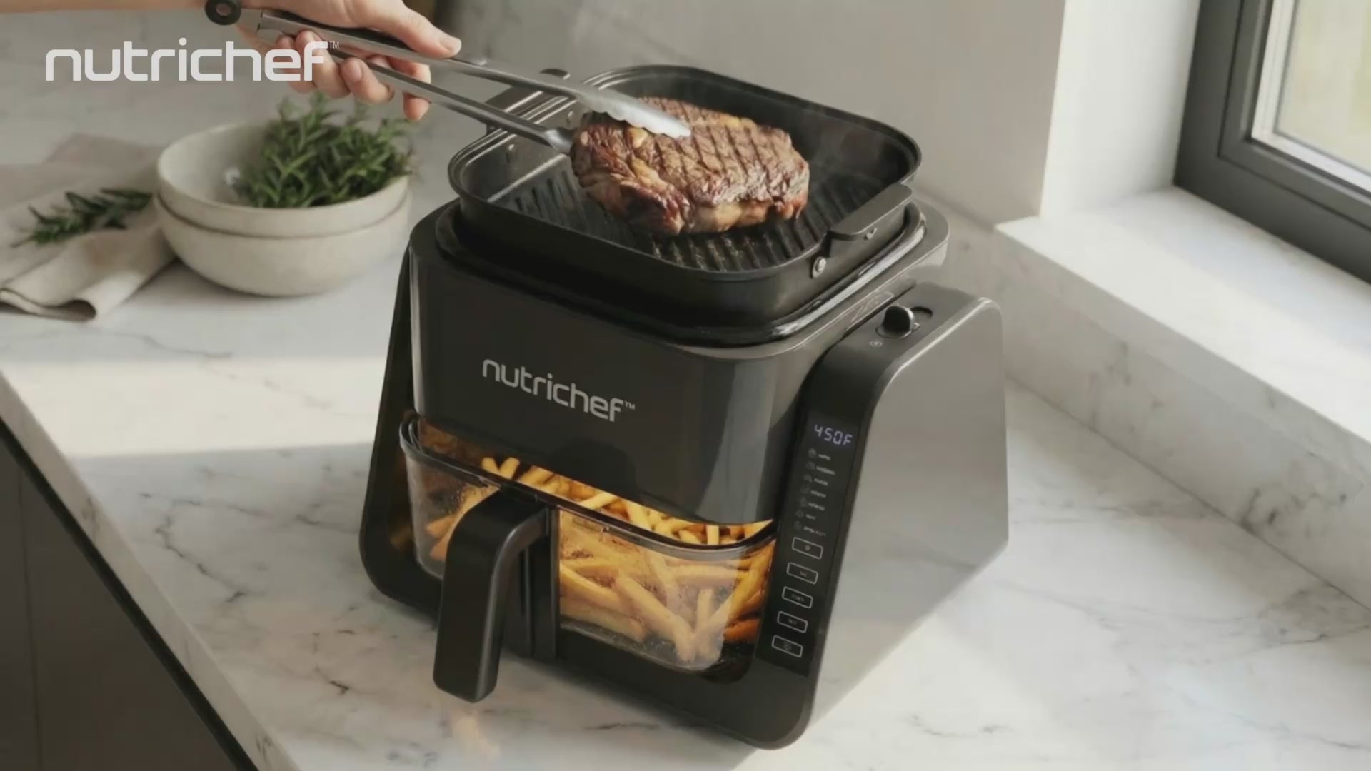 7-in-1 Air Fryer & Grill Combo Video