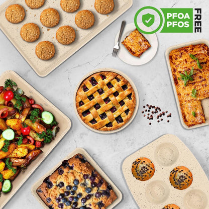stackable bakeware pan set