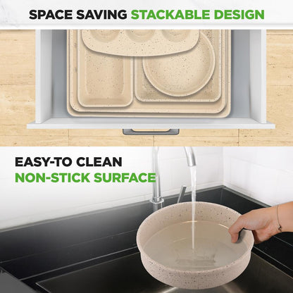 stackable bakeware pan set