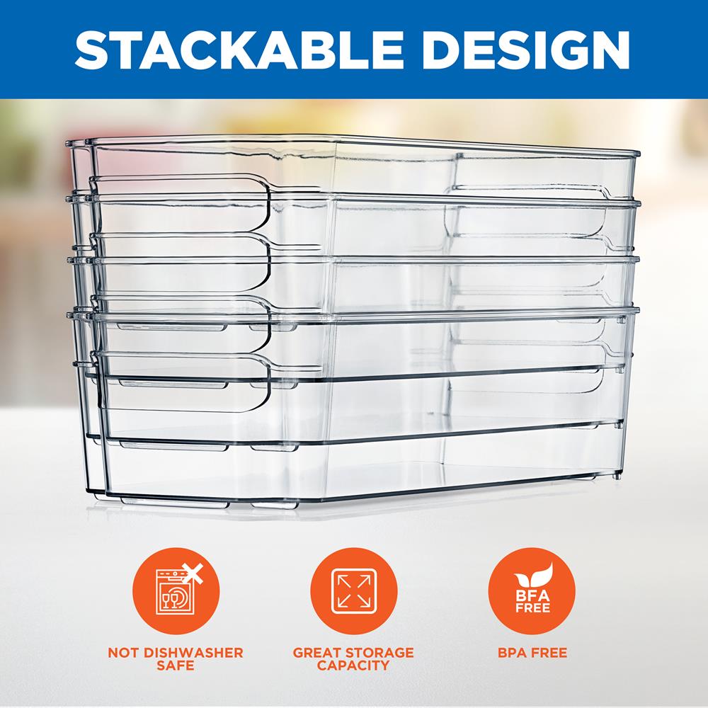 stackable organizer bins