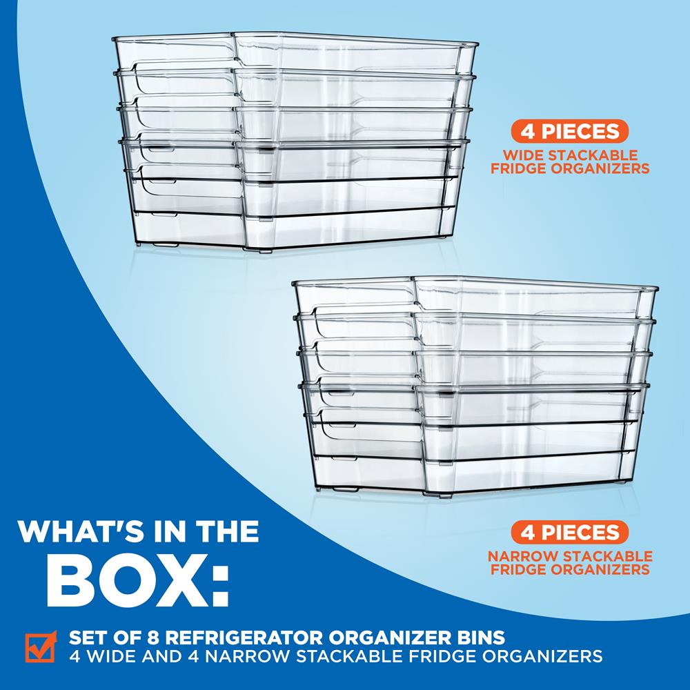 stackable organizer bins