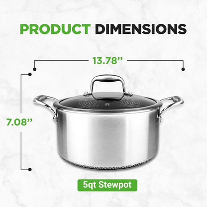triply stainless steel pot