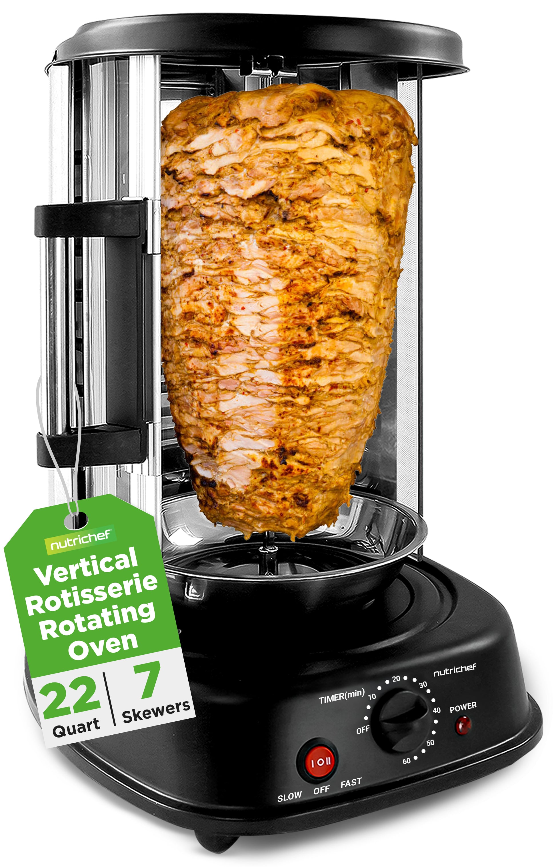 vertical rotisserie oven