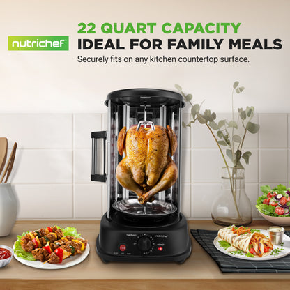 vertical rotisserie oven